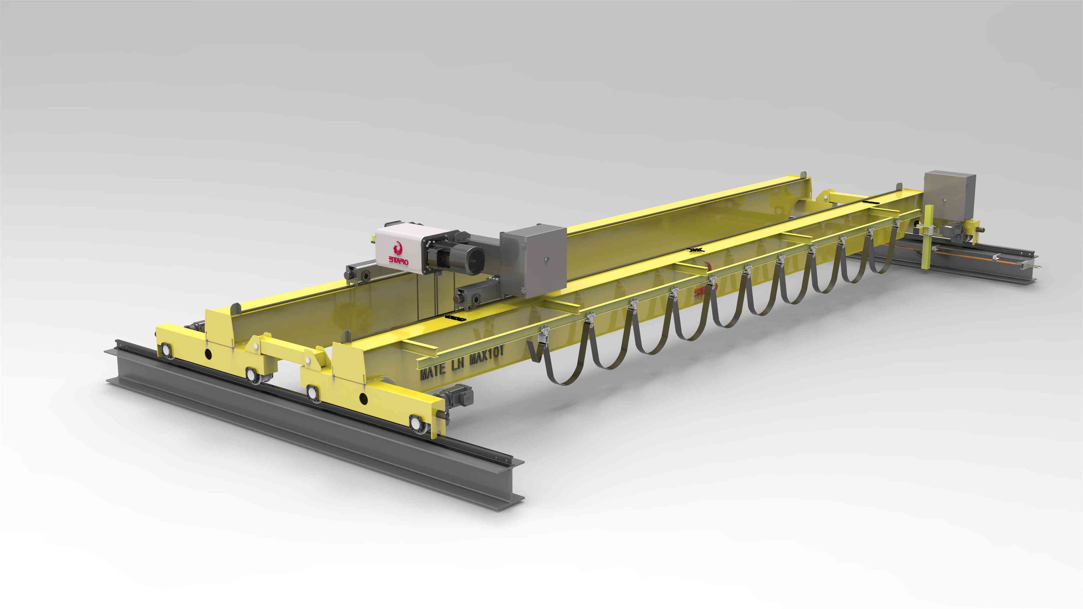 MATE-LH Bridge Double Beam Crane