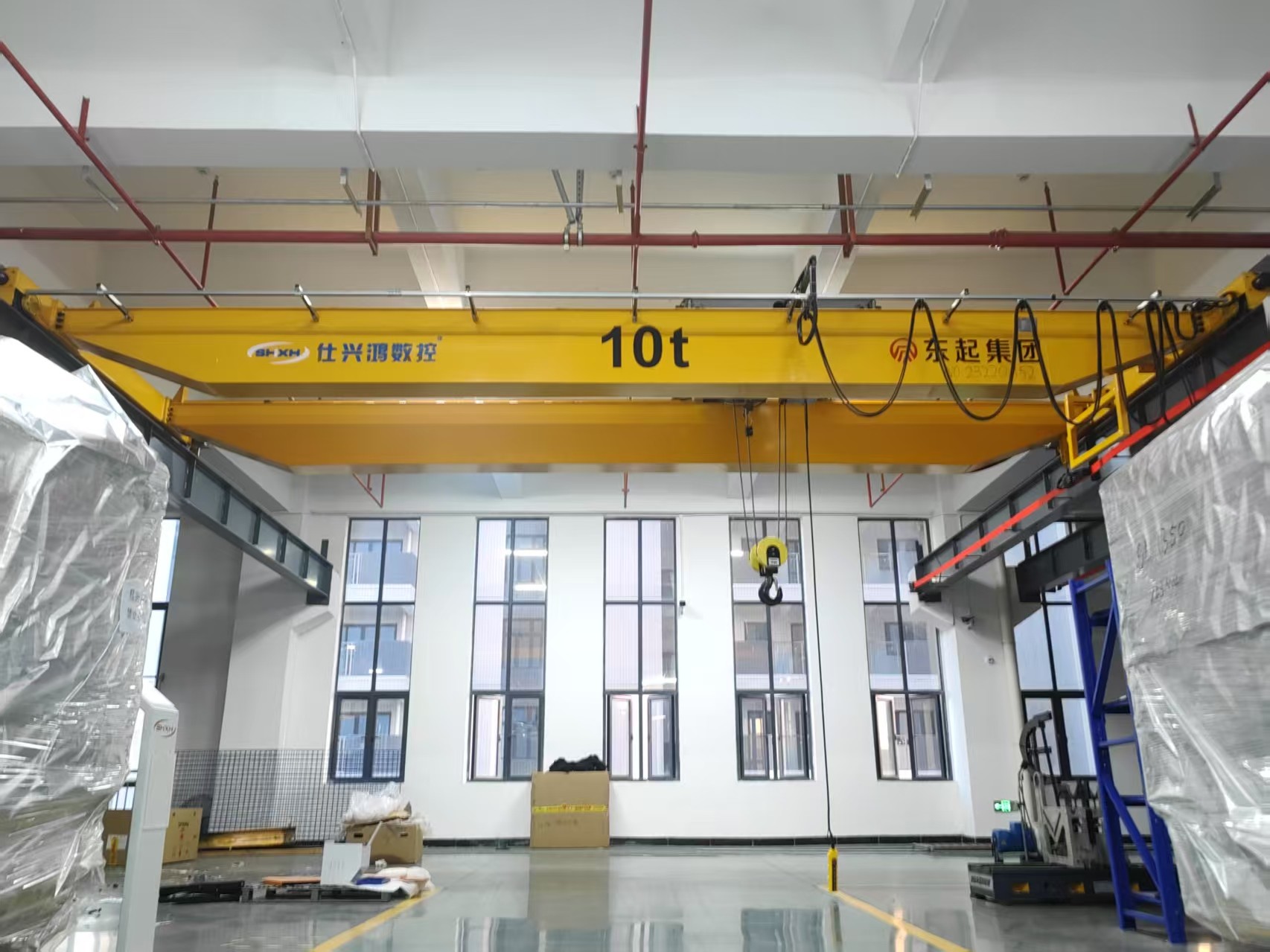 European style single beam bridge crane
