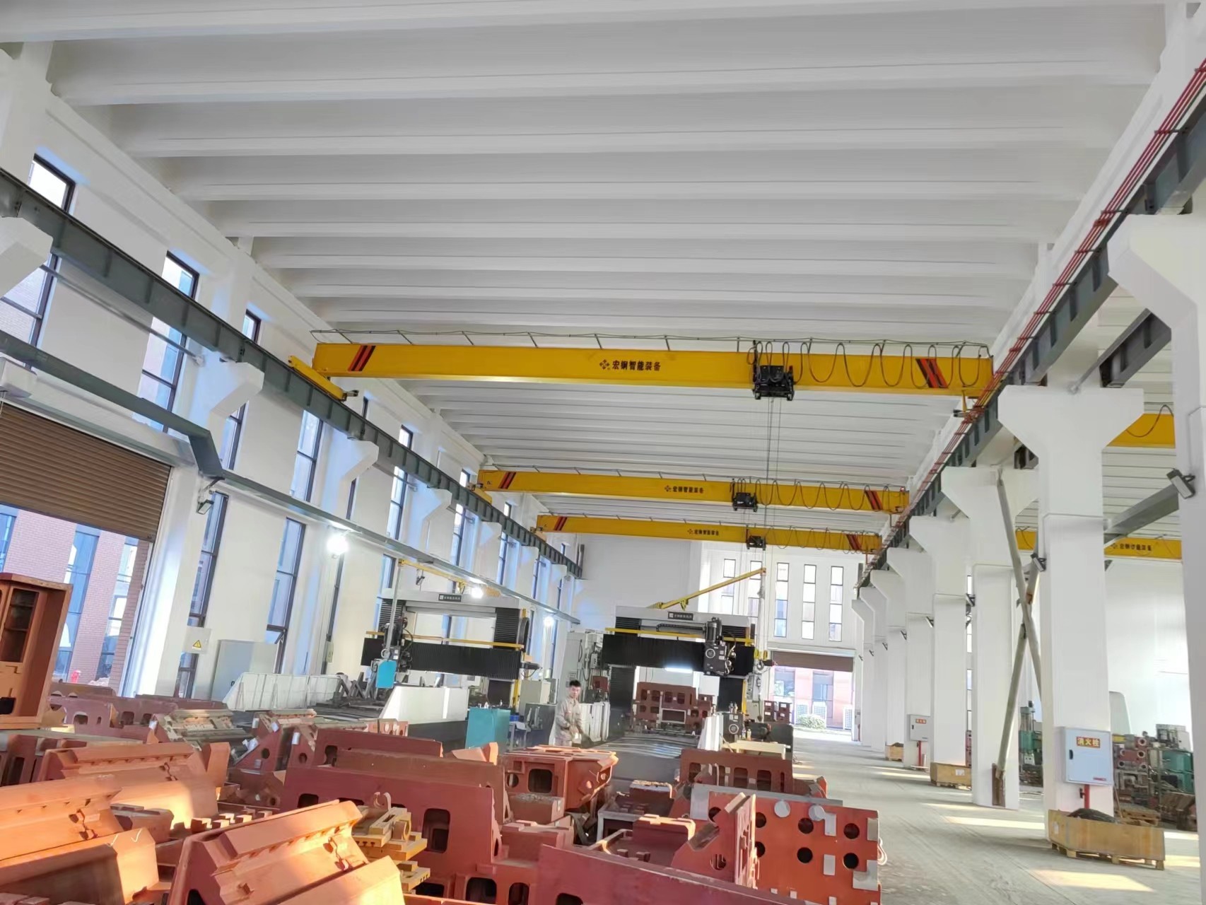 European double beam bridge crane