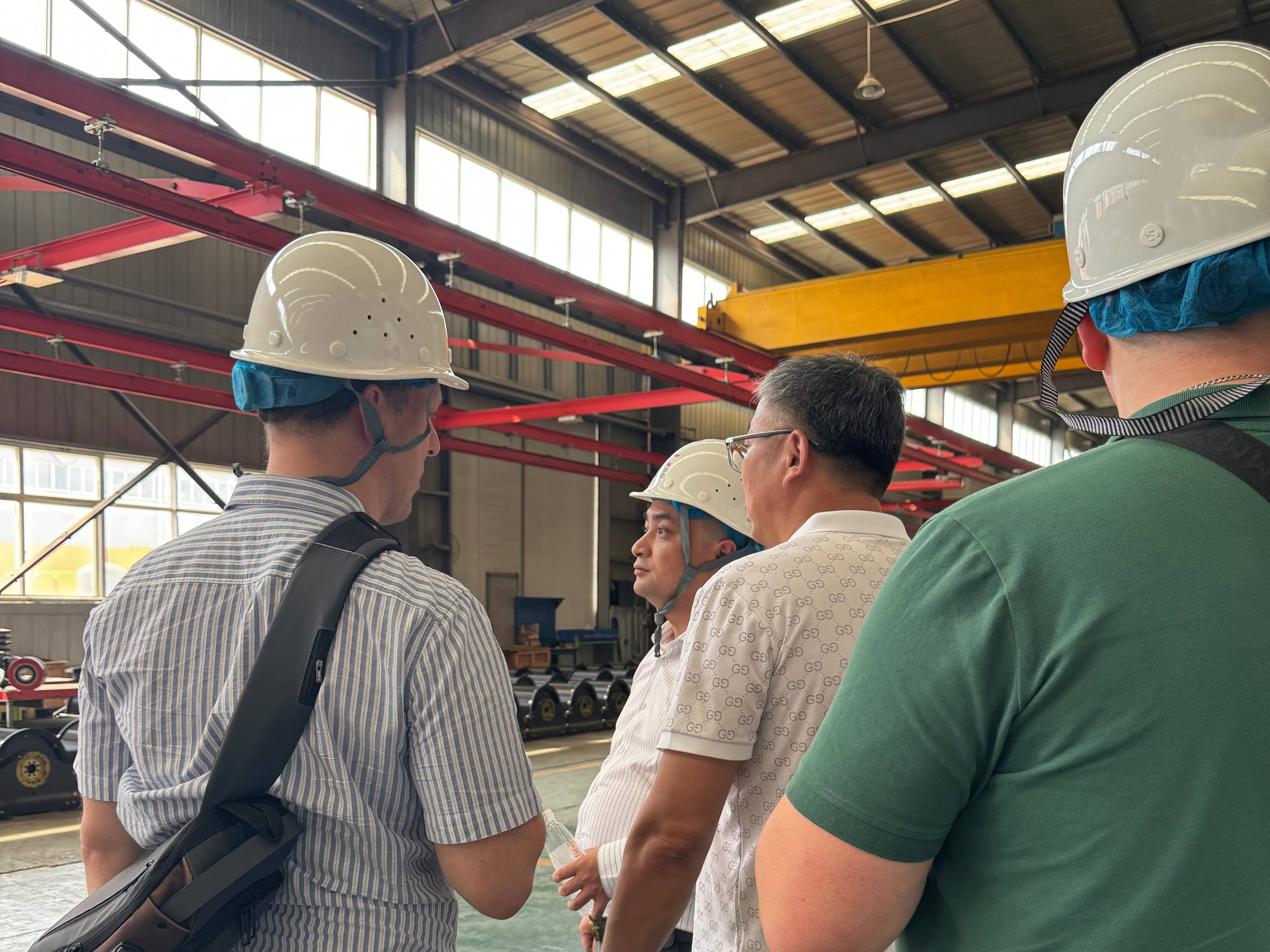 Australian customers visit